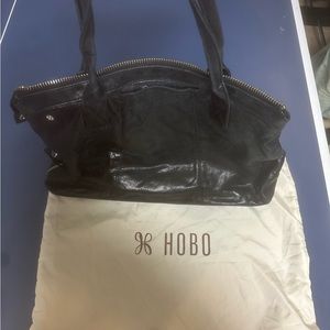 Black hobo bag